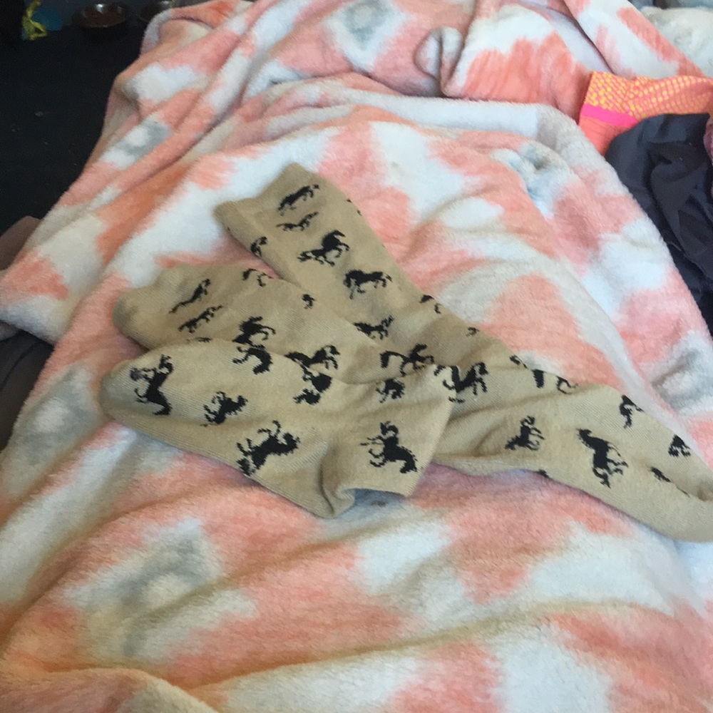 Horse knee high socks